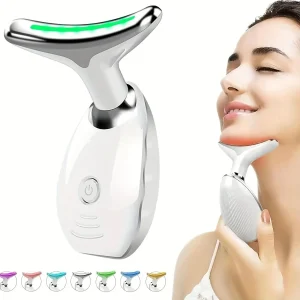 7-LED Color Vibrating Neck & Face Massager